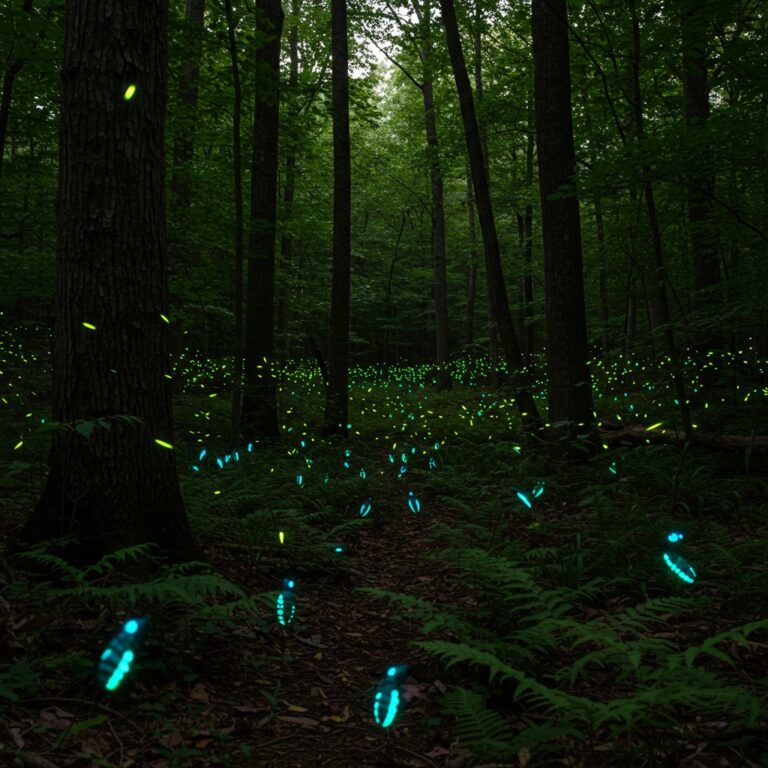 Gold Blue Lightning Bugs