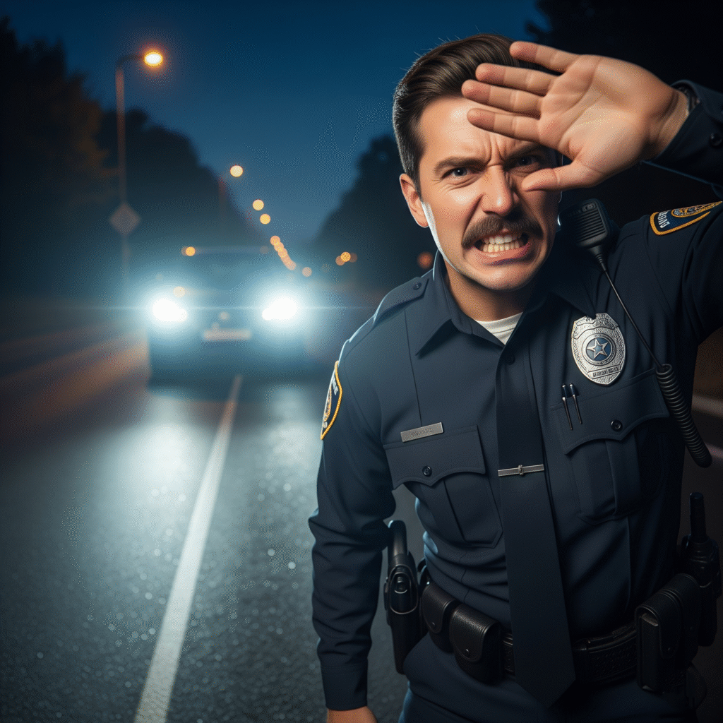 High beams cops